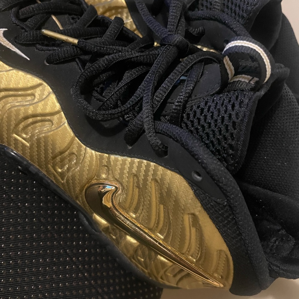 Nike Black and Gold Athletic Shoes
